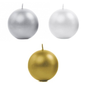 ŚWIECE kule 6cm 10szt