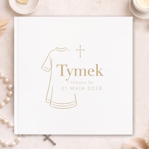 KSIĘGA pamiątkowa z personalizacją I Komunia Św. ALBA