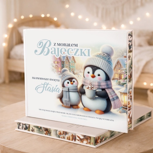 Prezent na mikołajki bajka z imieniem dziecka na okładce