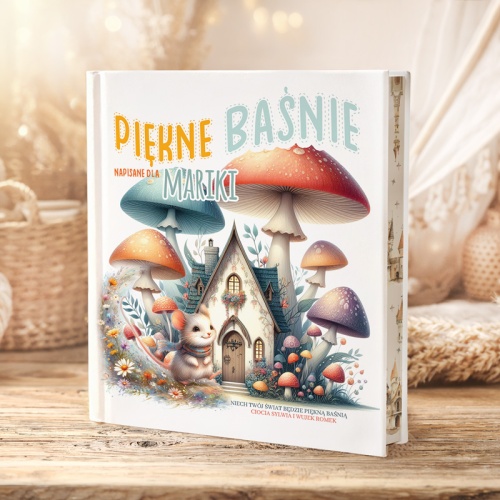 Bajka z imieniem dziecka na okladce i dedykacja w srodku – prezent idealny