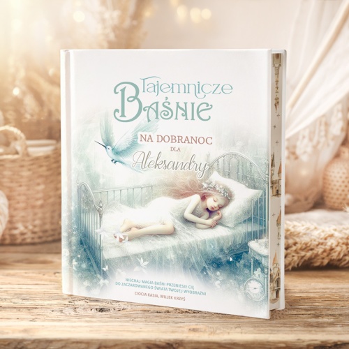 Baśnie na dobranoc. Prezent dla dziewczynki na każdą okazję. Zbiór baśni na dobranoc z personalizowaną okładką.