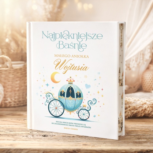 Edukacyjny prezent na Chrzest Święty. Zbiór Baśni Andersena na prezent na chrzest dla chłopca.