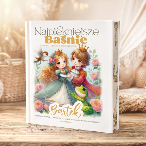 Baśnie dla dziecka z imieniem na okładce