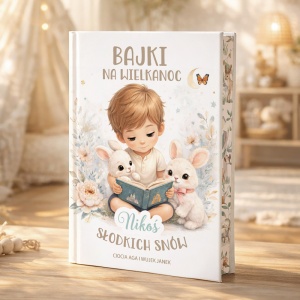 KSIĄŻKA BAJKI Barwione Brzegi Prezent Wielkanocny dla Chłopca