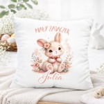 PODUSZKA Wielkanocna z Motywem Zajączka Prezent dla Dziewczynki