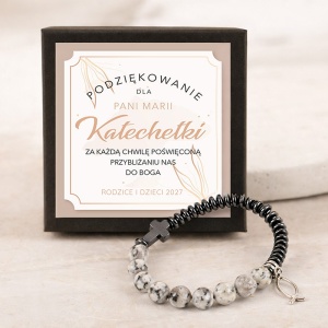 BRANSOLETKA damska podziękowanie dla Katechetki