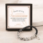 BRANSOLETKA damska prezent na Bierzmowanie z dedykowanym pudełkiem