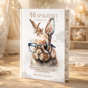 KSIĄŻKA z Bajkami Prezent na Wielkanoc 40 Opowieści od Zajączka