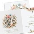 Stylowe zaproszenie komunijne dla wychowawcy