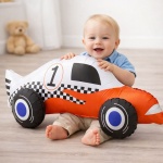 BALON Foliowy Wyścigówka Dekoracja na Roczek Chłopca w Stylu F1