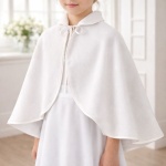 PELERYNKA polarowa klasyczna obszyta lamówką