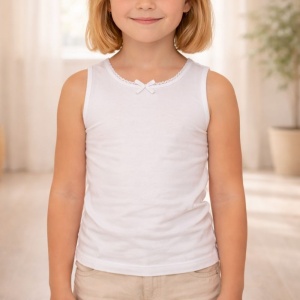 PODKOSZULKA komunijna dla dziewczynki bawełniana