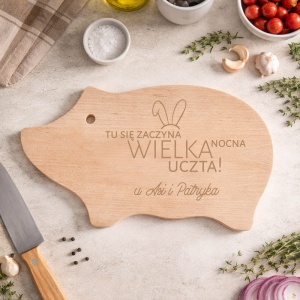 DESKA Kuchenna w Kształcie Świnki Upominek na Wielkanoc