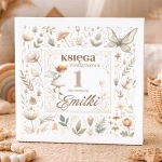 KSIĘGA Pamiątkowa na Wpisy i Zdjęcia z Pierwszych Urodzin Dziecka
