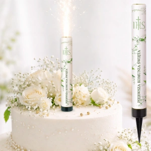 FONTANNA Komunijna Raca Tortowa Dekoracja na Komunię 12cm