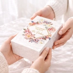 PUDEŁKA na Ciasto Słodkie Podziękowania Kwiatowy Motyw 10szt