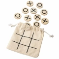 Gra logiczna kółko i krzyżyk w podróżnej wersji z woreczkiem