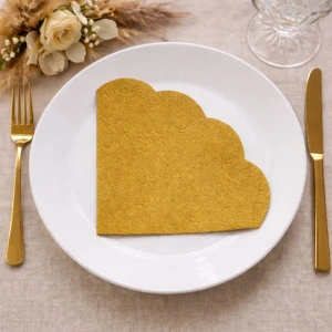 Serwetki tłoczone Excellence Round Ø 32cm 12szt