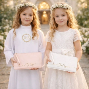 TOREBKA Komunijna Kopertówka z Imieniem HIT NA KOMUNIĘ dla Dziewczynki