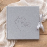 Pierwszy ALBUM Welurowy dla Dziecka Prezent na Narodziny