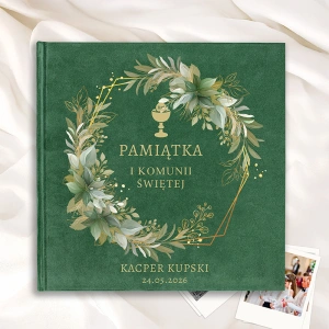 ALBUM Pamiątka I Komunii Świętej Kielich Komunijny