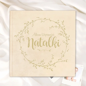 ALBUM Wspomnień z Welurową Okładką Personalizowany