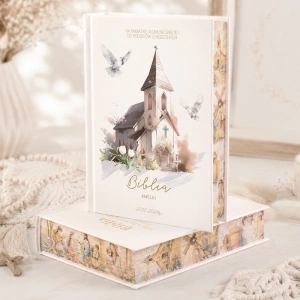 BIBLIA z imieniem dla dziecka na Pierwszą Komunię