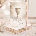 Personalizowana biblia z motywem kielicha. Wydanie z kolorowymi brzegami.
