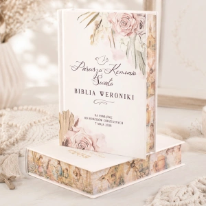 BIBLIA prezent na Komunię z imieniem dziecka Natural