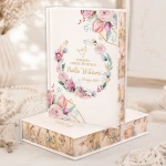 Biblia personalizowana prezent na Chrzest Św. Dream Flowers