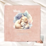 ALBUM Welurowy Na Zdjęcia Z Imieniem Dla Dziecka