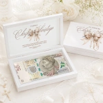 Personalizowane PUDEŁKO na Pieniądze na Chrzest Święty dla Dziewczynki
