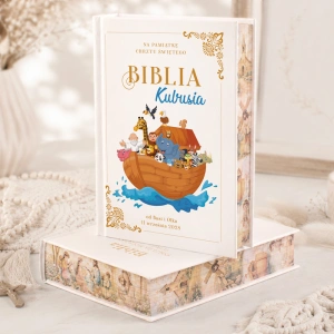 BIBLIA prezent na Chrzest z imieniem dziecka Arka Noego