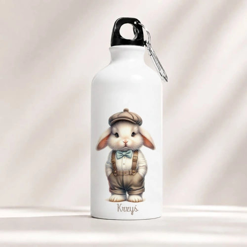 Bidon personalizowany dla dziecka zajączek.
