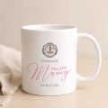 Personalizowany kubek dla mamy, kubek z imieniem dla mamy, kubek Poranne paliwo Mamy, prezent dla mamy, ceramiczny kubek.