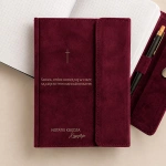 Personalizowany NOTES z Welurową Okładką Prezent Dla Księdza