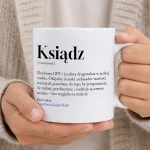 Zabawny KUBEK z Definicją Prezent dla Księdza