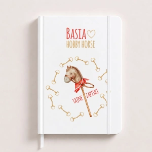 NOTATNIK dla dziewczynki Hobby Horse personalizowany