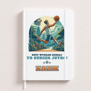 NOTATNIK na zapiski prezent dla fana koszykówki