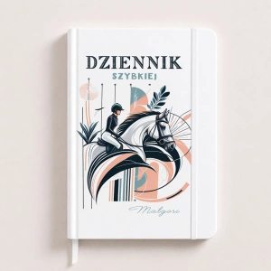 NOTATNIK dziennik prezent dla wielbicielki koni