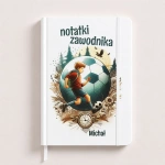 NOTATNIK z imieniem na okładce Prezent dla fana piłki nożnej