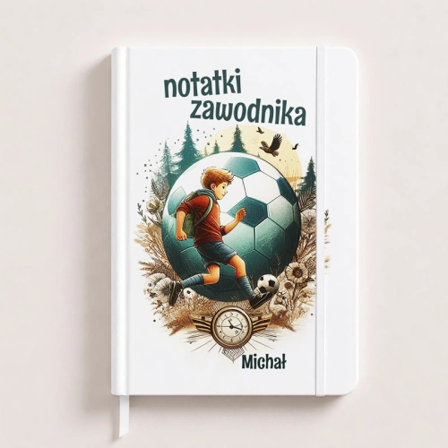 Notatnik dla zawodnika na zapiski.