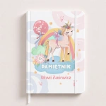 NOTATNIK/PAMIĘTNIK Dla Dziewczynki Jednorożec PERSONALIZOWANY