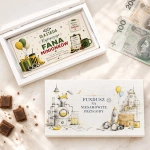 PUDEŁKO na Pieniądze z Czekoladą Prezent dla Fana Minionków
