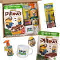 Kolorowy prezent dla dziecka z produktami inspirowanymi Minionkami.