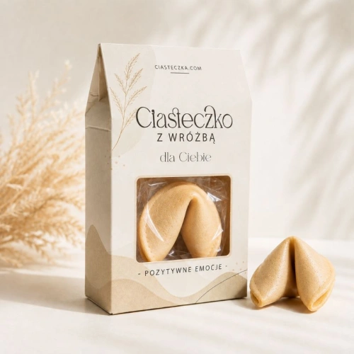 Ciasteczko z wróżbą w pudełeczku podziękowanie dla gości