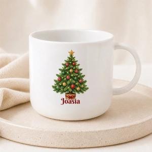 Personalizowany KUBEK z Imieniem Prezent dla Małego Miłośnika Świąt