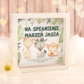 Skarbonka przestrzenna na prezent dla chłopca. Personalizowany prezent na urodziny dziecka.