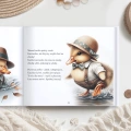 Książka z wierszykami i kolorowymi ilustracjami zwierząt dla małego czytelnika.