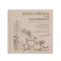 Personalizowana księga wspomnień dla Babci i Dziadka na prezent od wnuków.